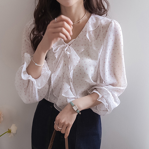 Pony Romantic Janjan Flower Freel Blouse [size:F(55~66.5)]