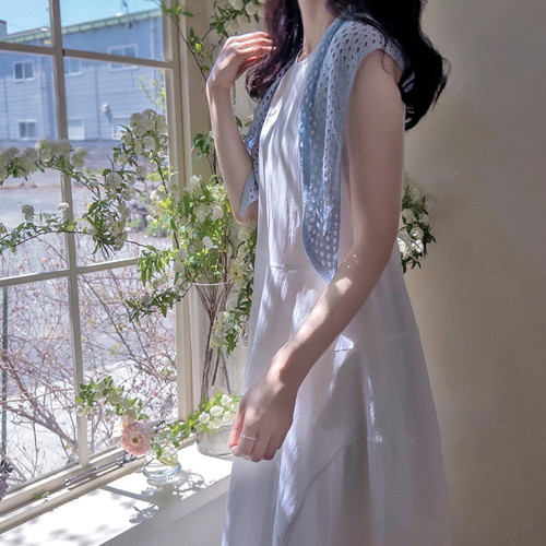 However Simple Cut Elegant Fit Shawl Set One Piece [size:F(55~66)]