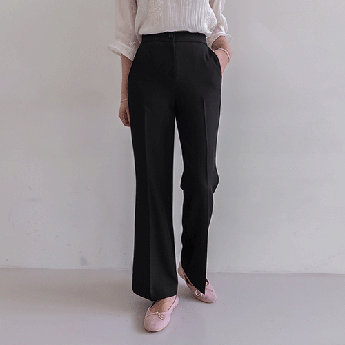 [Perfect Fit] Instant Fat Removal! Zero-Cut Boot Cut Slacks [size:S,M,L]