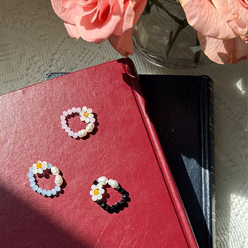 Peaceminorone Daisy Flower Ring