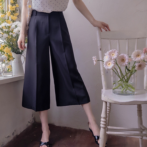 Carens Summer Herringbone Flowy Flexible Fit Super Comfortable Skirt Pants [size:S,M,L]