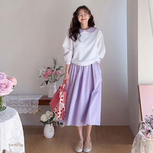 Monitine Basic Volume Sleeve Men to Men T-shirt [size:F(55~66)]