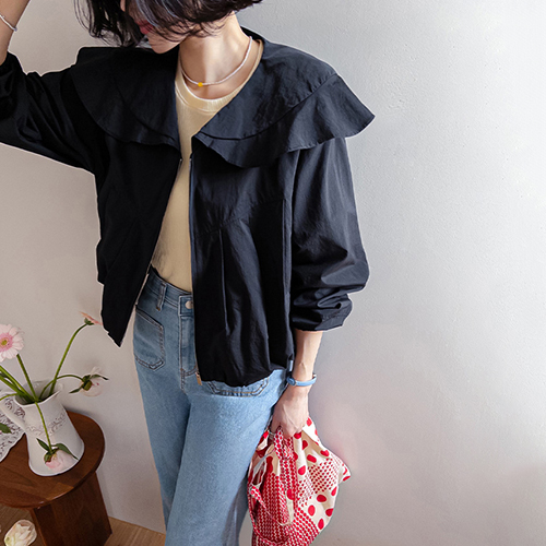 Ponds Lovely and Feminine Big Collar String Jumper [size:F(55~66.5)]