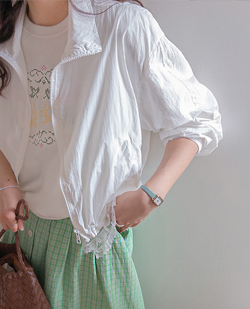 [Lightweight & Cool / Sun Protection] Marenne Race Windbreak Jumper for the Rainy Season [size:F (55~66.5)]