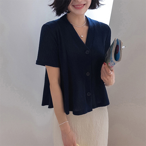 Musian Loose Weave Light and Delicate Summer Knit Cardigan [size:F(55~66)]