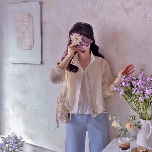 [New Arrival Special 15% Off] <FONT color=#5a3954>MADE LIN</font> N Styler Summer Windbreak Premium Outer [size:F(55~66)]