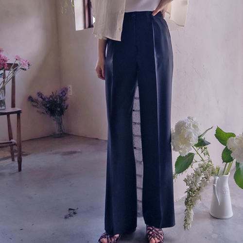 [New Arrival Special 15% Off] <FONT color=#5a3954>MADE LIN</font> Covered Single Pleat Comfortable Stretch Spandex Flowy Fit Premium Summer Pants [size:S,M,L]