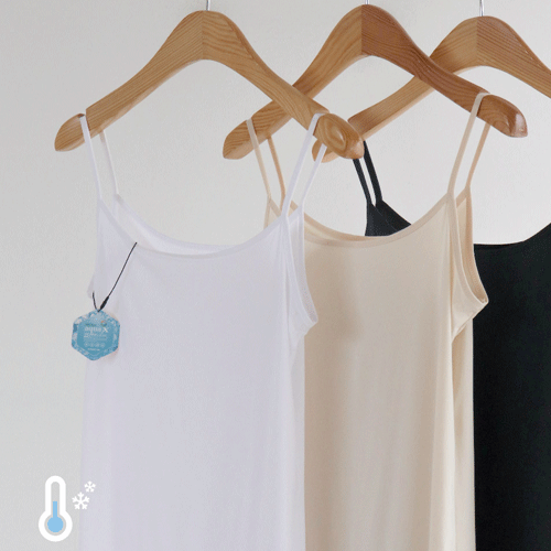 [Over 7,000 Sold] <FONT color=#5a3954>[Cooling Sensation! Cooling Material] MADE LIN E</font> -Motion Ice Cool Sleeveless Shirts (Anti-see-through) [Size: F, L] [Pre-order June 12 Estimate storage]