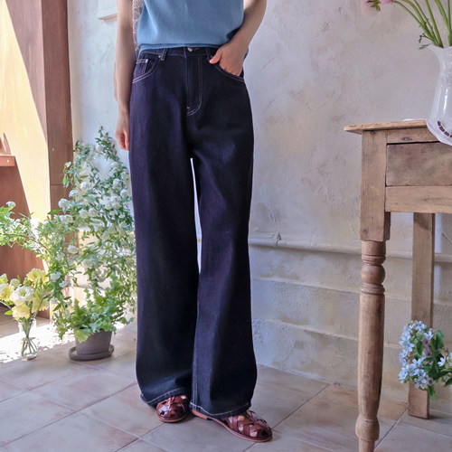 [New Arrival Special 20% Off] <FONT color=#5a3954>MADE LIN</font> Linen-like Color-Bleed Resistant Raw Denim High Quality Loose Fit Pants [size:XS,S,M,L,XL]
