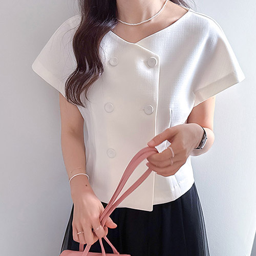 Hayden Classic and Chic Double Blouse Jacket [size:F(55~66)]