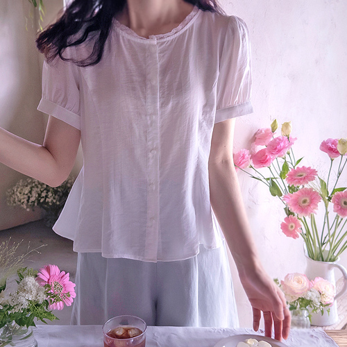 Defeller Necklace Pure Pattern Sky Cool Blouse [size:F(55~66)]