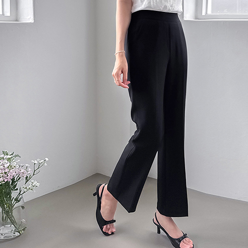 [13% Off] [Made in Korea] It's Cool Razor Waist Summer Slacks Boot Cut Pants [size:S,M,L]