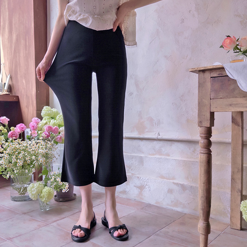 Ann Summer 8-Length Cheese Stretch Smooth Slim Fit Band Pants [size:S,M,L] 