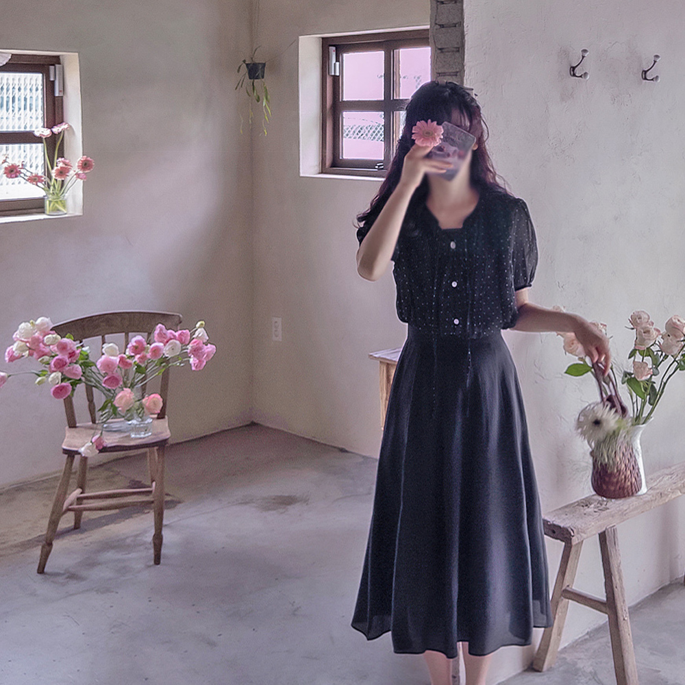 Summer Subtle Silky Cool Tencel Sky Fit Luxurious Skirt [size:F(55~66)]