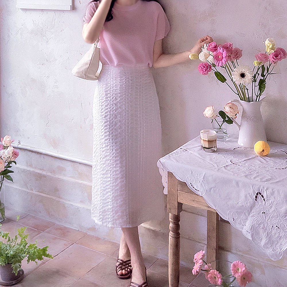 [New Arrival Special 15% Off] <FONT color=#5a3954>MADE LIN</font> The Summer 3D Wrinkle-Free, Extremely Comfortable, Cool and Flowy Fit Skirt [size:F,L]