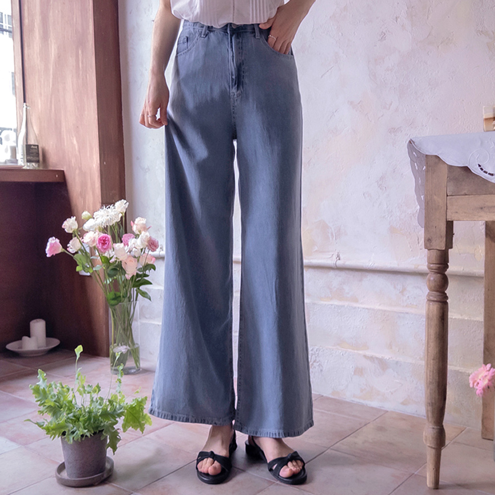 Air-Infused Cooling 100% Tencel Soft & Flexible Perfect Fit Band Pants [size: S, M, L (Short/Basic Length)]