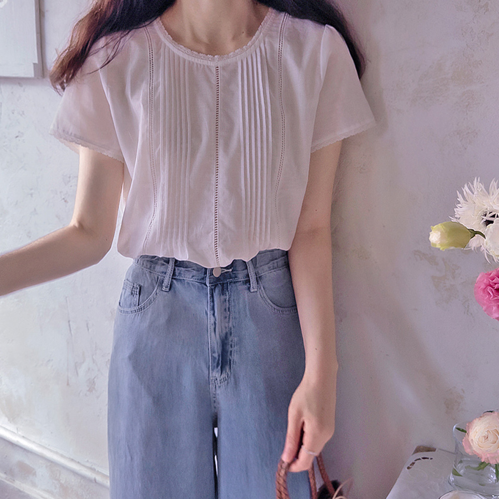 Supera Summer Pintuck Race Cool Blouse [size:F(55~66)]