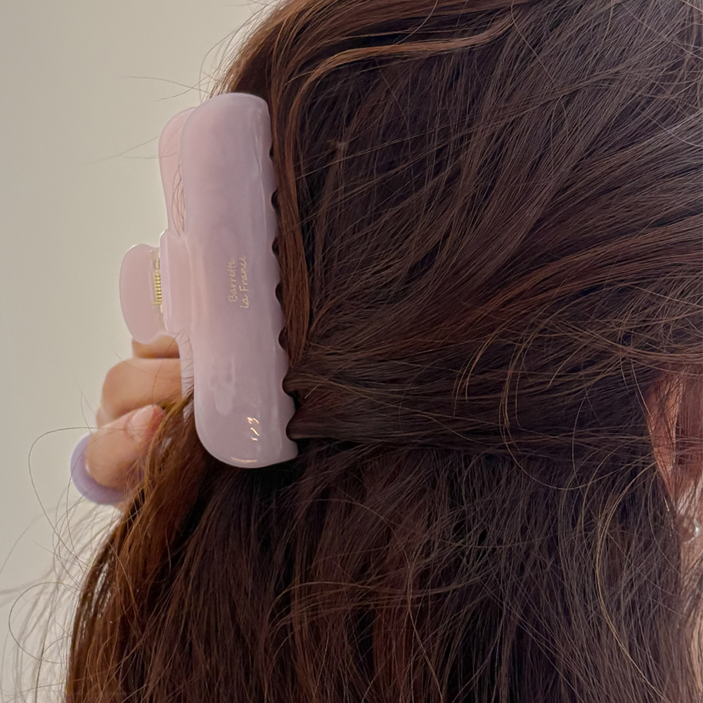 Pink Rain Hair Claw Clip