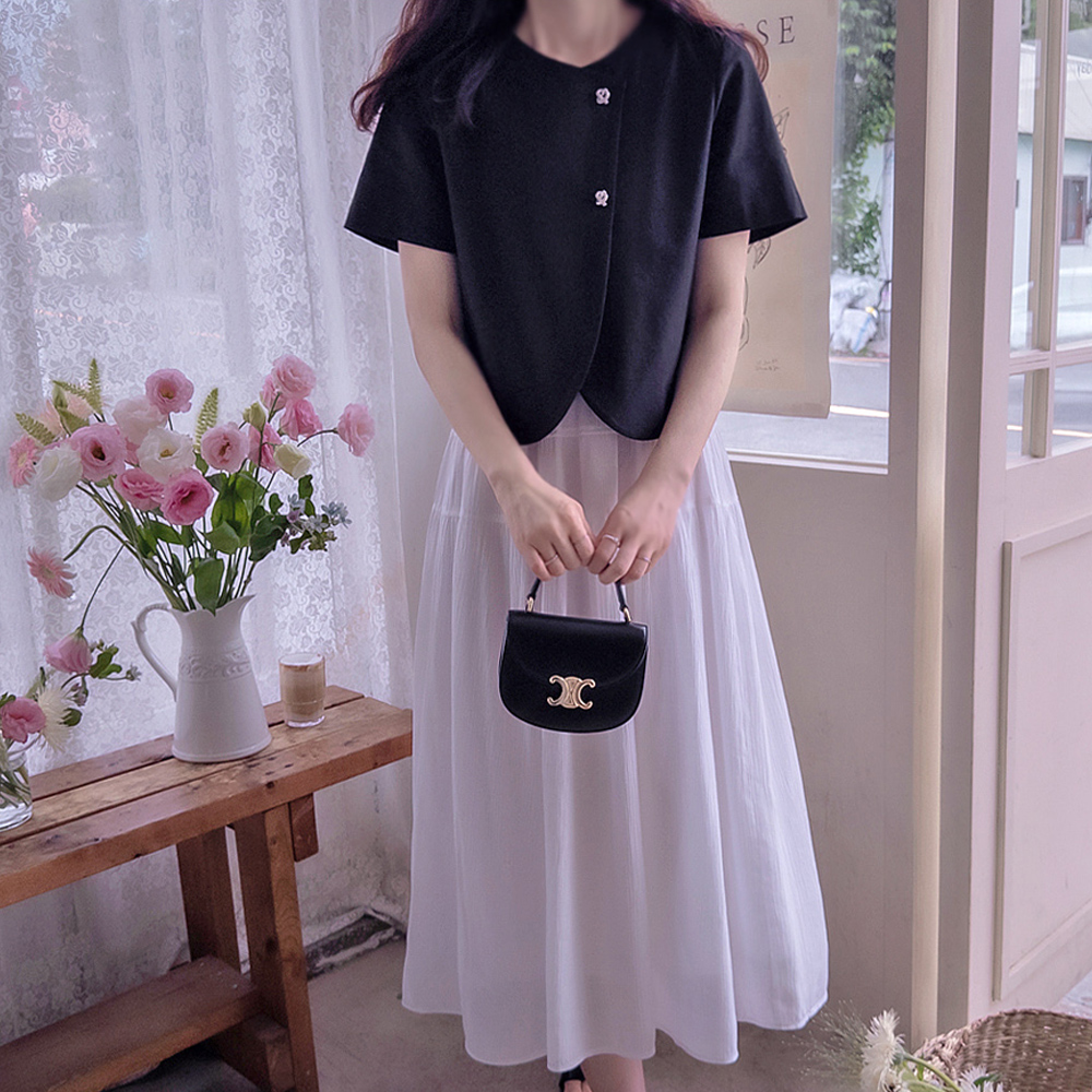 Crancia Linen Rounded Hem Premium Look Jacket [size:F(55~66)]