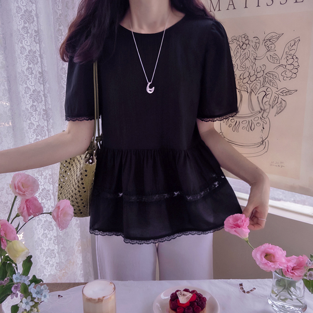 Andhow Lovely Race Slim Relaxed Fit Blouse [size:F(55~66)]