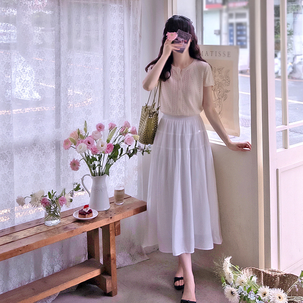 Elvia Cooling Yoru Pendant Breezy Fit Skirt [size:F(55~66)]