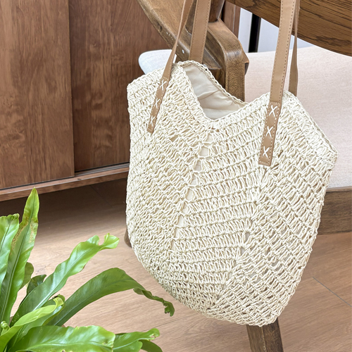 Selena Urbantus Rattan Shoulder Bag