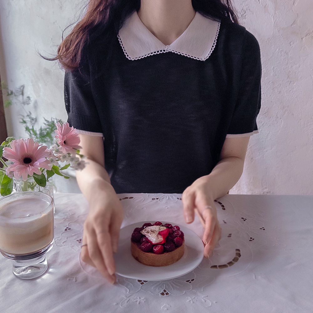 Provence Lovely Wavy Collar Cool Knit [size:F(55~66)]