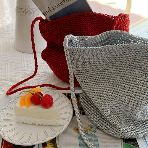 Neroli Forest Rattan Shoulder Bag