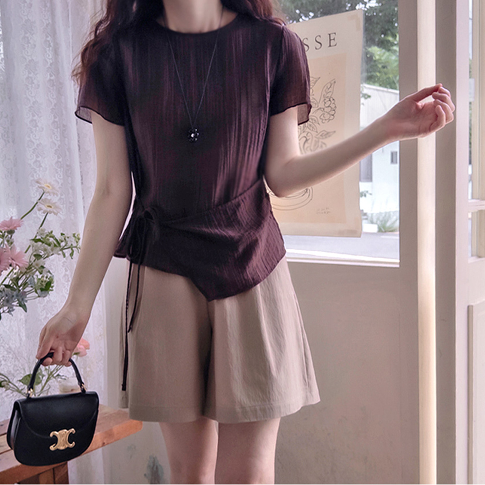 Howzbean Summer Lab Cool Tencel Lux Sky Fit Blouse [size:F(55~66)]