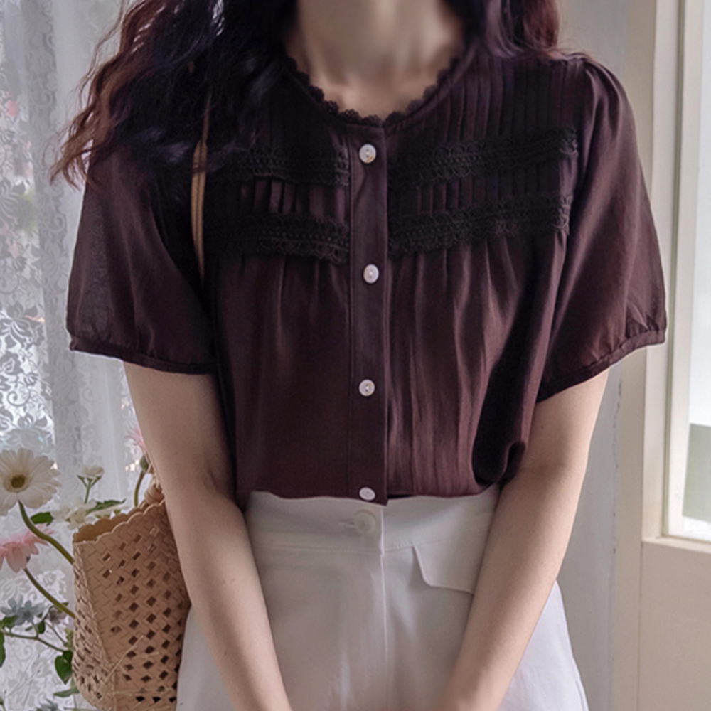 Losspintack Race Cooling Comfortable Blouse [size:F(55~66)]