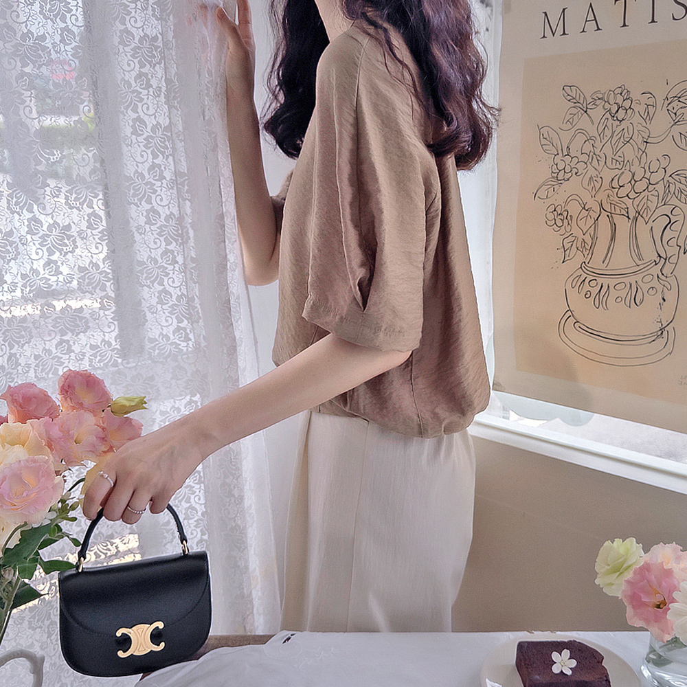 Paul Motioning Flutter Fit Summer Cool Premium Beauty Blouse [size:F(55~66)]