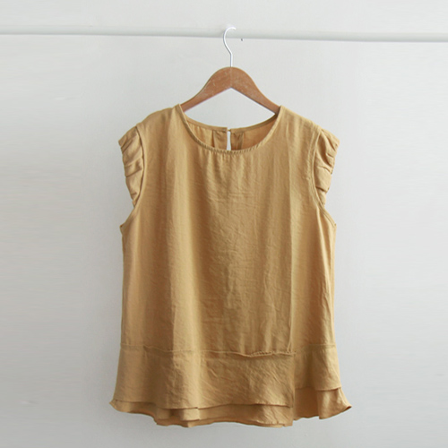 [Special Sale 30% ★ Limited Quantity] New Gend Shearing Summer Cool Key Point Blouse [Size: F (55~66)]