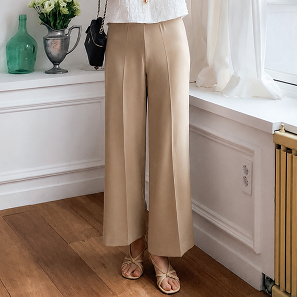 Ice Hidden Cooling Wide Flowy Slacks (Short/Long) [size:S,M,L,XL,2XL]