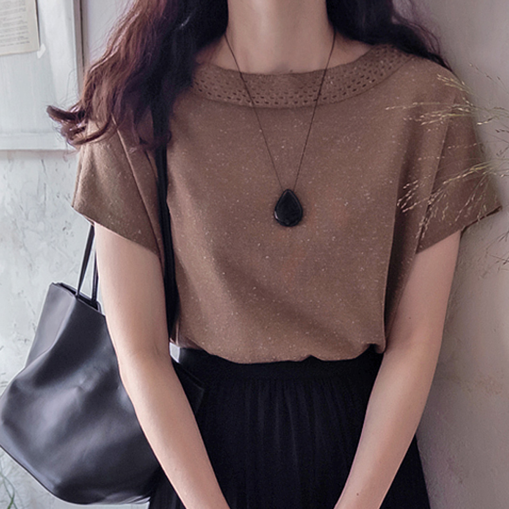 Anstella Neck-Punched Soft Spandex Flexible Knit[ [size:F(55~77)]