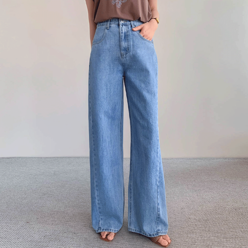 Every Long Wide Denim (Short/Basic/Long) [size:S,M,L,XL,2XL]