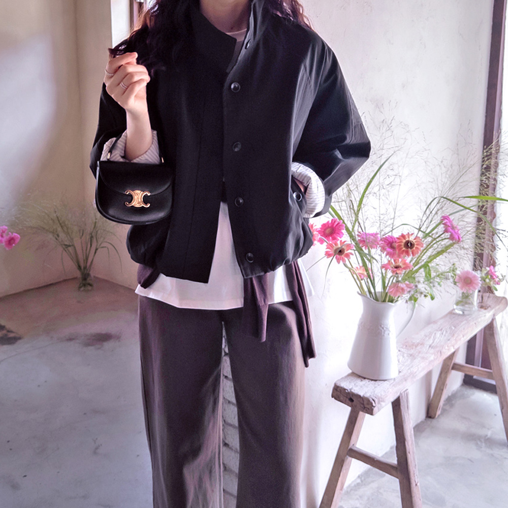 [Pre-order New Arrival Special 20% Off] Marcus Color-Contrast Sleeves Sturdy Yarn Cute Fit Outer [size:F(55~66)]