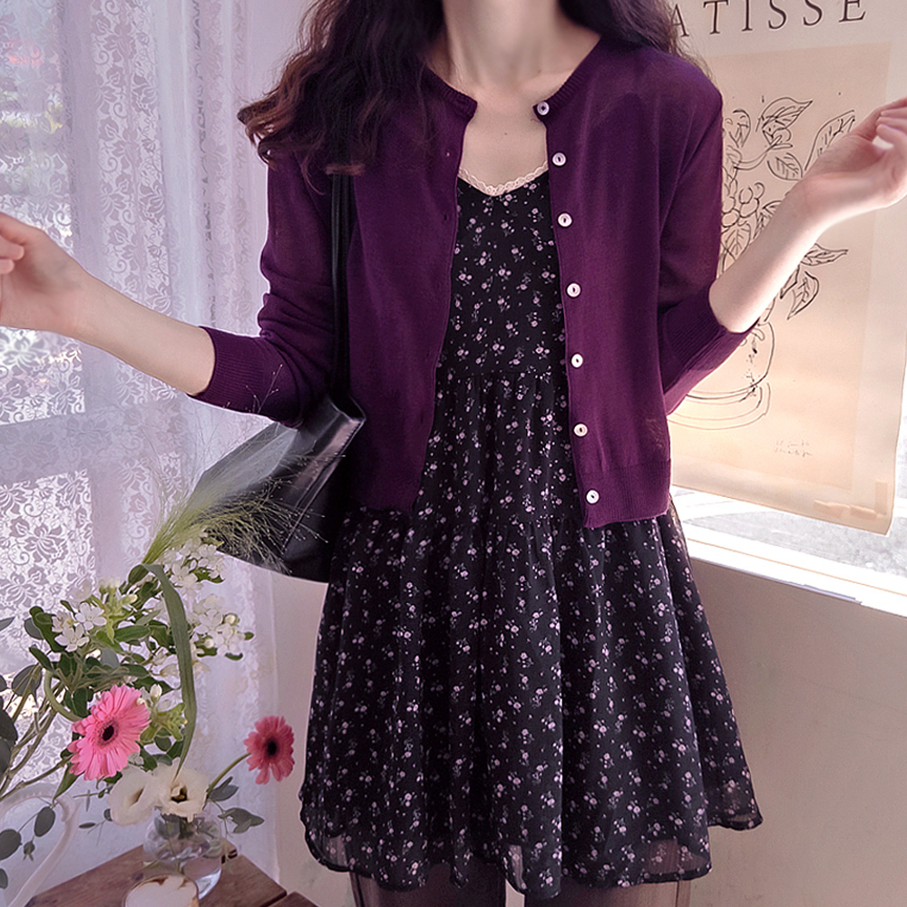Adele Lovely Mini Flower Adjustable Shoulder Strap One Piece [size:F(55~66)]