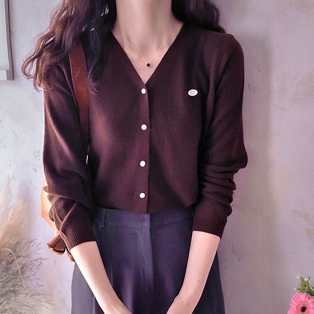 Schwedin Waffle Weave Pendant Sophistication Cardigan [size:F(55~66)]