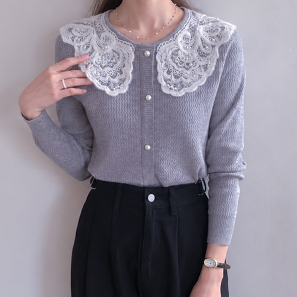 Pearl Race Kara Cardigan[size:F(55~66)]