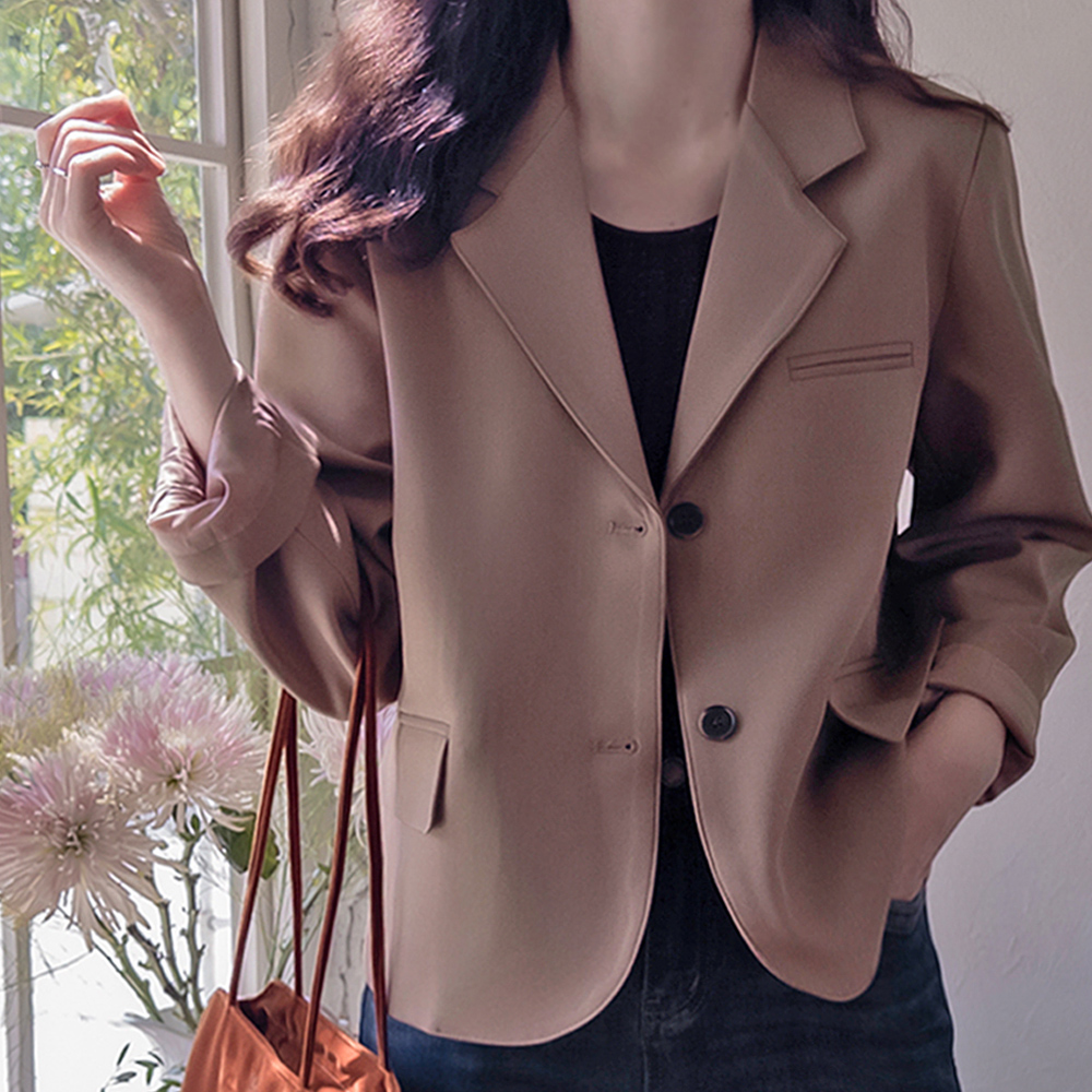 [New Arrival Special 15% Off] <FONT color=#5a3954>MADE LIN</font> Markbell Lux Pocket Embroidery Sturdy & Flexible Premium Jacket [size:F,L]