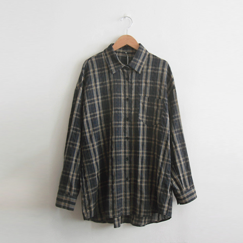 [Special Sale 30% ★ Limited Quantity] Anjude Autumn Check Strap Set Sophistication Blouse [size: F (55~66)]