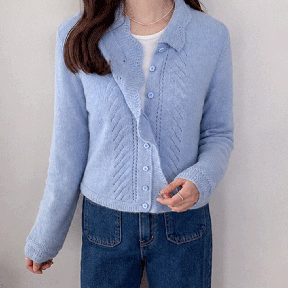 Matisse Ruffle Wool Cardigan [size:F(55~66)]