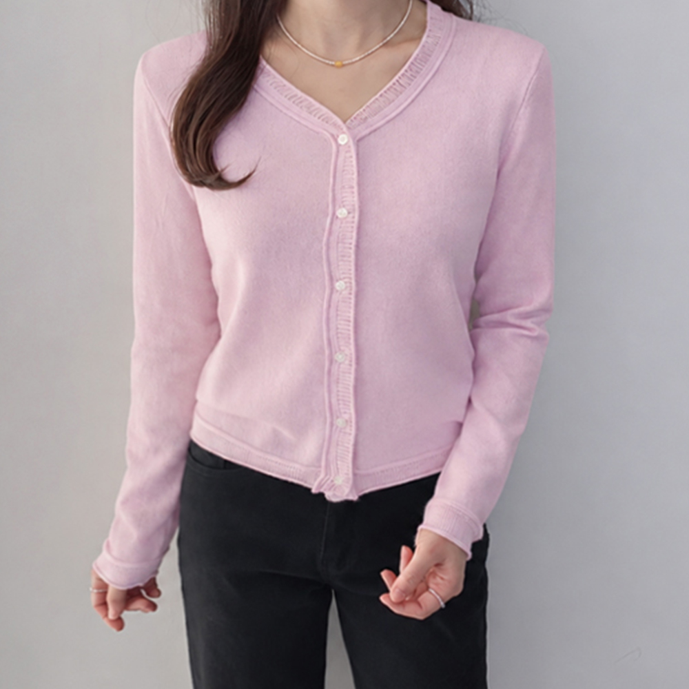 Sweetie Cotton Candy Wool Cardigan[size:F(55~66)]