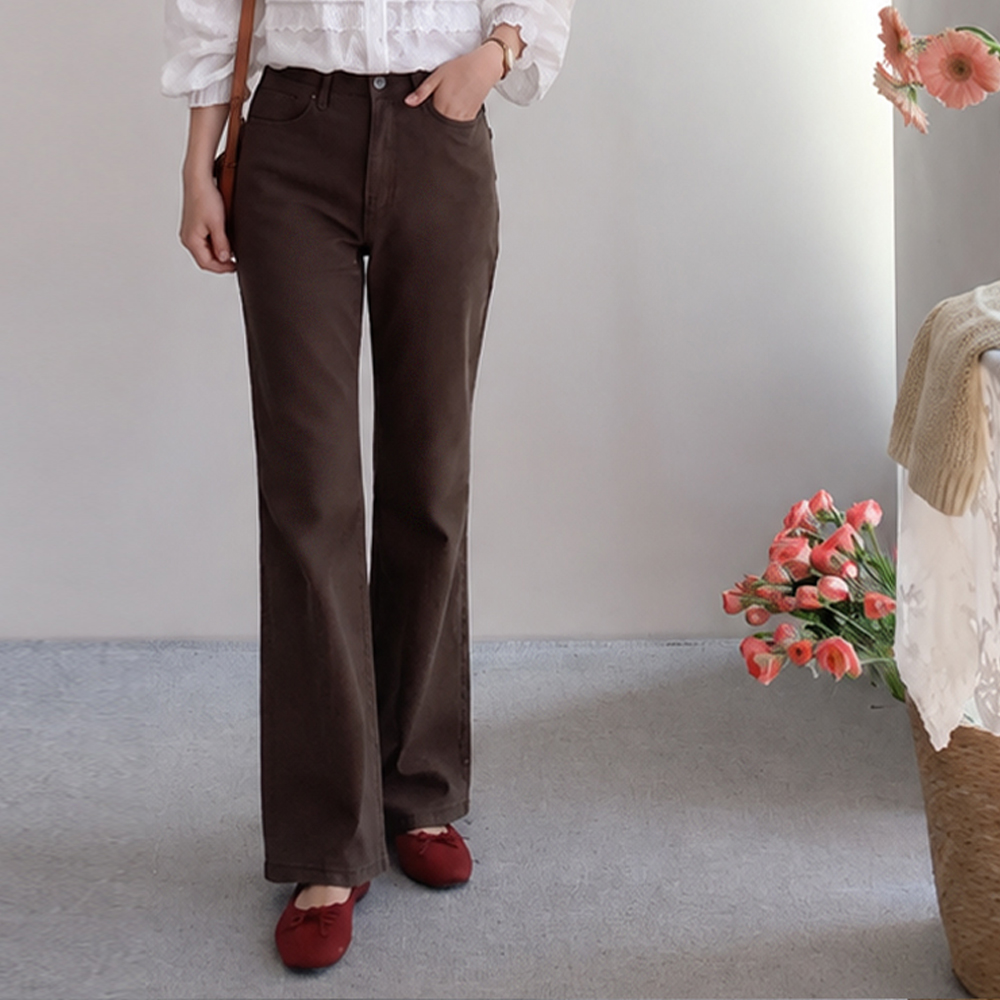 Long leg fit Basic Boot cut Pants(Short/Basic/Long) [size:S,M,L,XL,2XL]