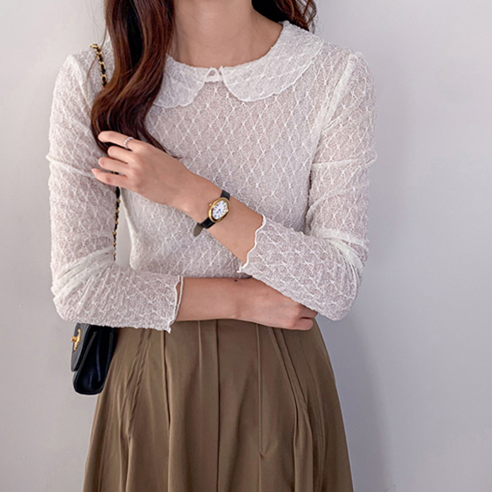 [Layered Item] Scar Race Wave Kara Tee[size:F(55~66)]