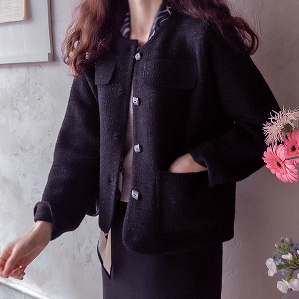 Jennie Twinkle Stretchy Spandex Soft Jacket with a Beautiful Line [size:F(55~66)]  