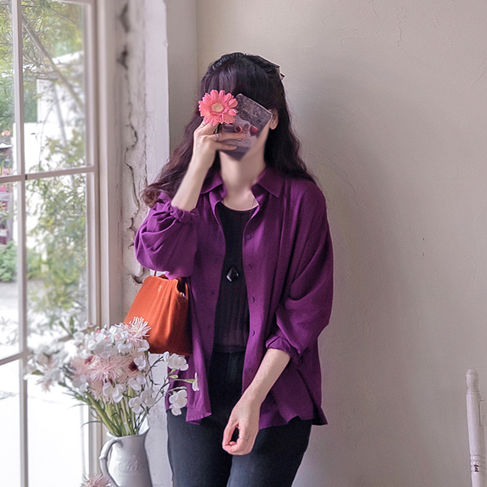 Andia Flexible Flowy Mood Color Delicate Fit Shirt [size:F(55~77)]
