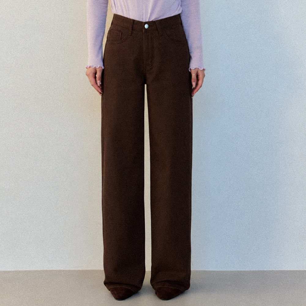 [Winter/Fleece-lined] Cozy, Fluffy Cotton Wide Pants (Short, Basic, Long) [Size: S, M, L, XL, 2XL]