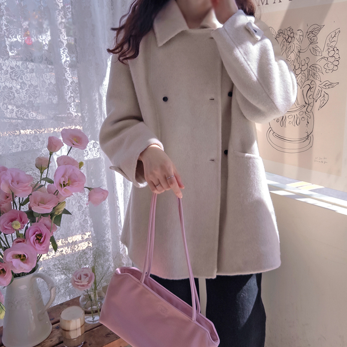 Julius Double High-Quality Lambswool Handmade Outer [size:F(55~66)]