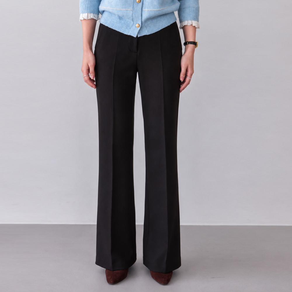 Crazy Proportions Cozy Napping Span Back Banding Boot Cut Slacks [size:F(55~66)]